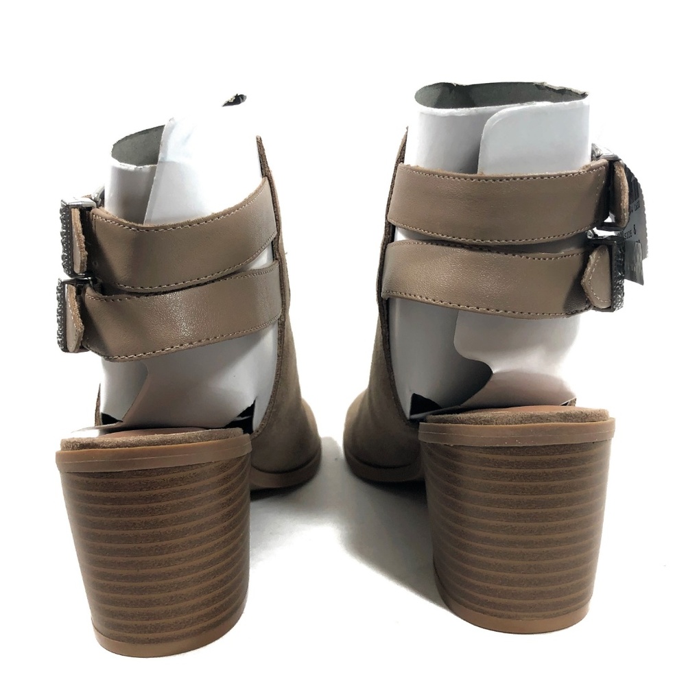 Women's Pablo Western Tan Open Toe Boot, Size 8 - Picture 5 of 7